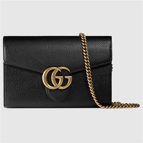 gucci 510314_ca00g|GG Marmont leather mini chain bag .